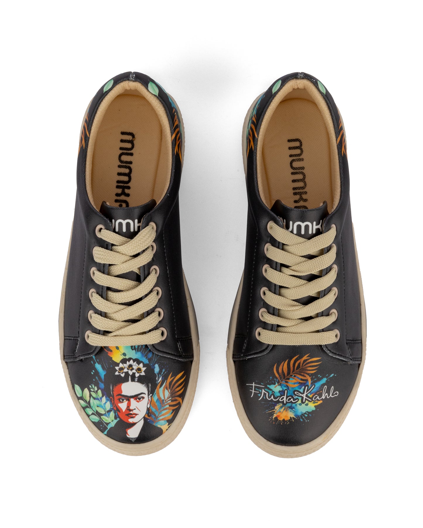 Frida Kahlo Black tornacipő