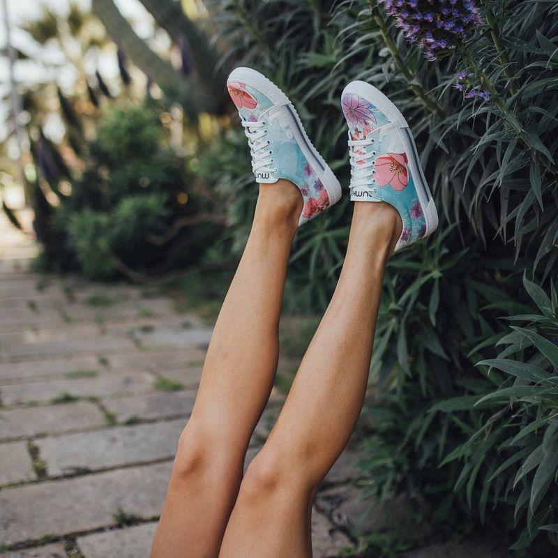 woman-orchids-and-lillies-sneakers