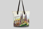 woman-gaudis-barcelona-shopper-bag