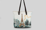 woman-paris-shopper-bag