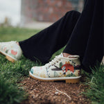 woman-sloth-with-coffee-short-boots