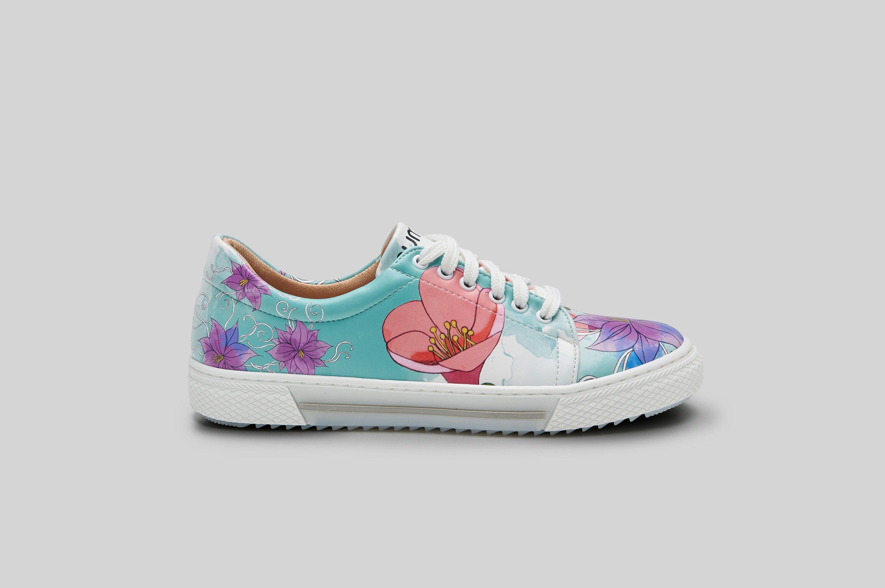 woman-orchids-and-lillies-sneakers