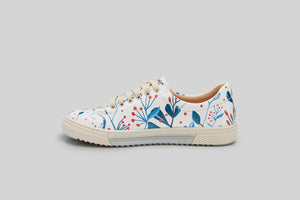 woman-blue-birds-sneakers